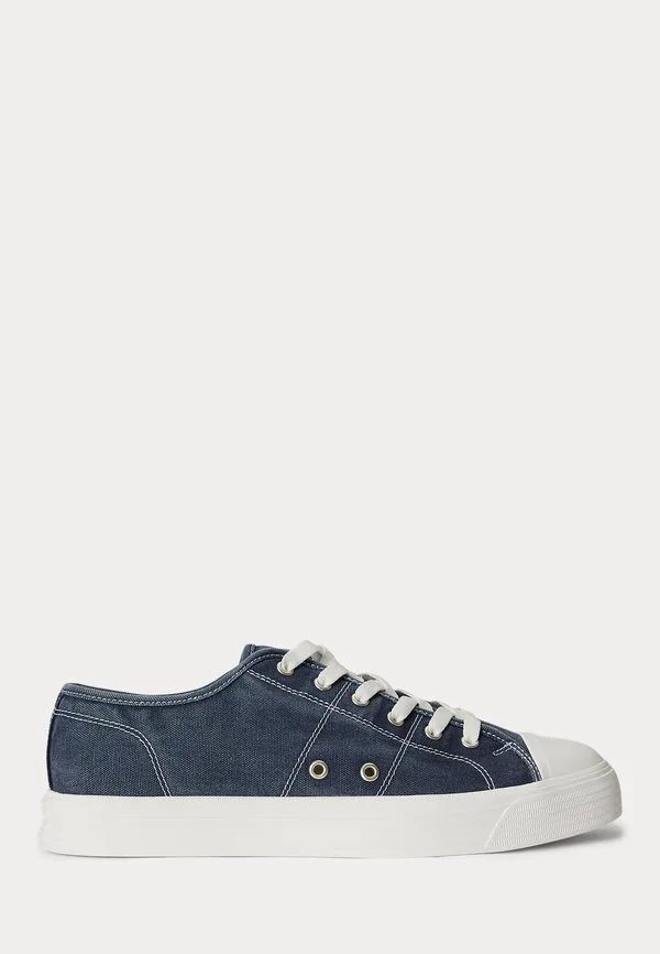Кроссовки ayers из выстиранного холста Polo Ralph Lauren, Navy