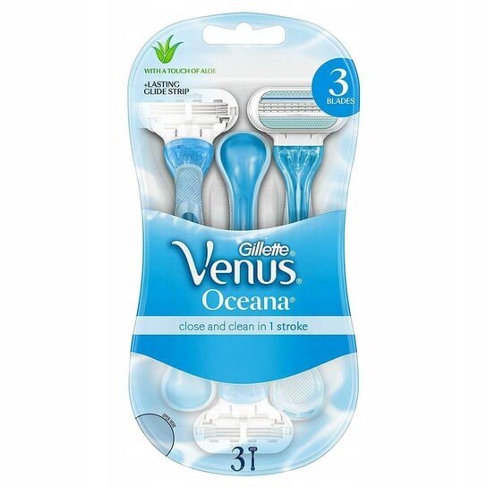 

Бритвы женские, 3 шт. Gillette, Venus Oceana