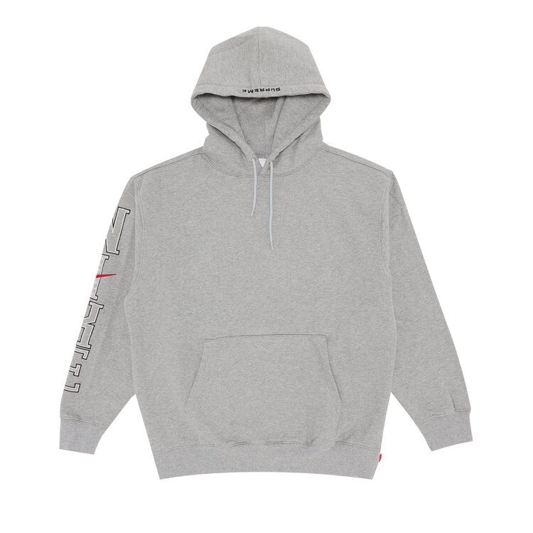 

Толстовка Supreme x Nike Hooded Sweatshirt, серый