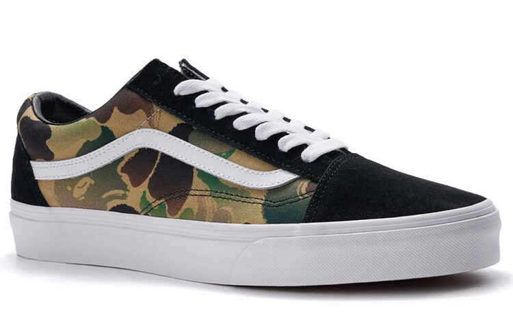 

Кроссовки Vans Bape X Vans Old Skool Cortex Limited Black Camouflage 'Black'