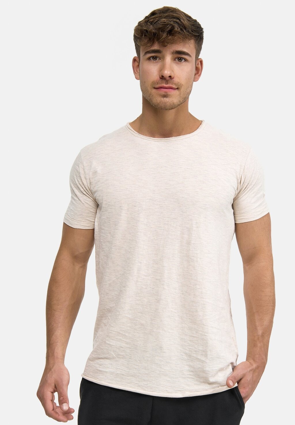 

Футболка с принтом WILBUR INDICODE JEANS, цвет light grey