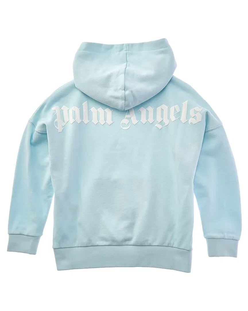 Толстовка Palm Angels Solid Hoodie, синий — фото 2