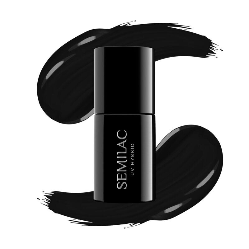 

УФ-лак для ногтей 031 Черный бриллиант Semilac, 7 ml