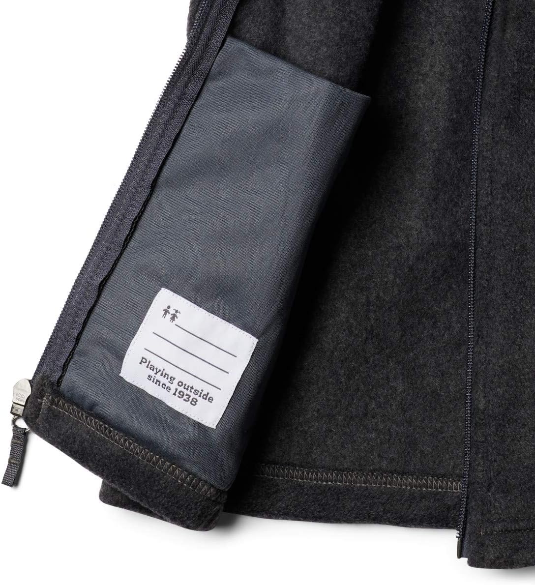 Жилет Columbia Boys Steens Mountain Fleece, Charcoal Heather — фото 2