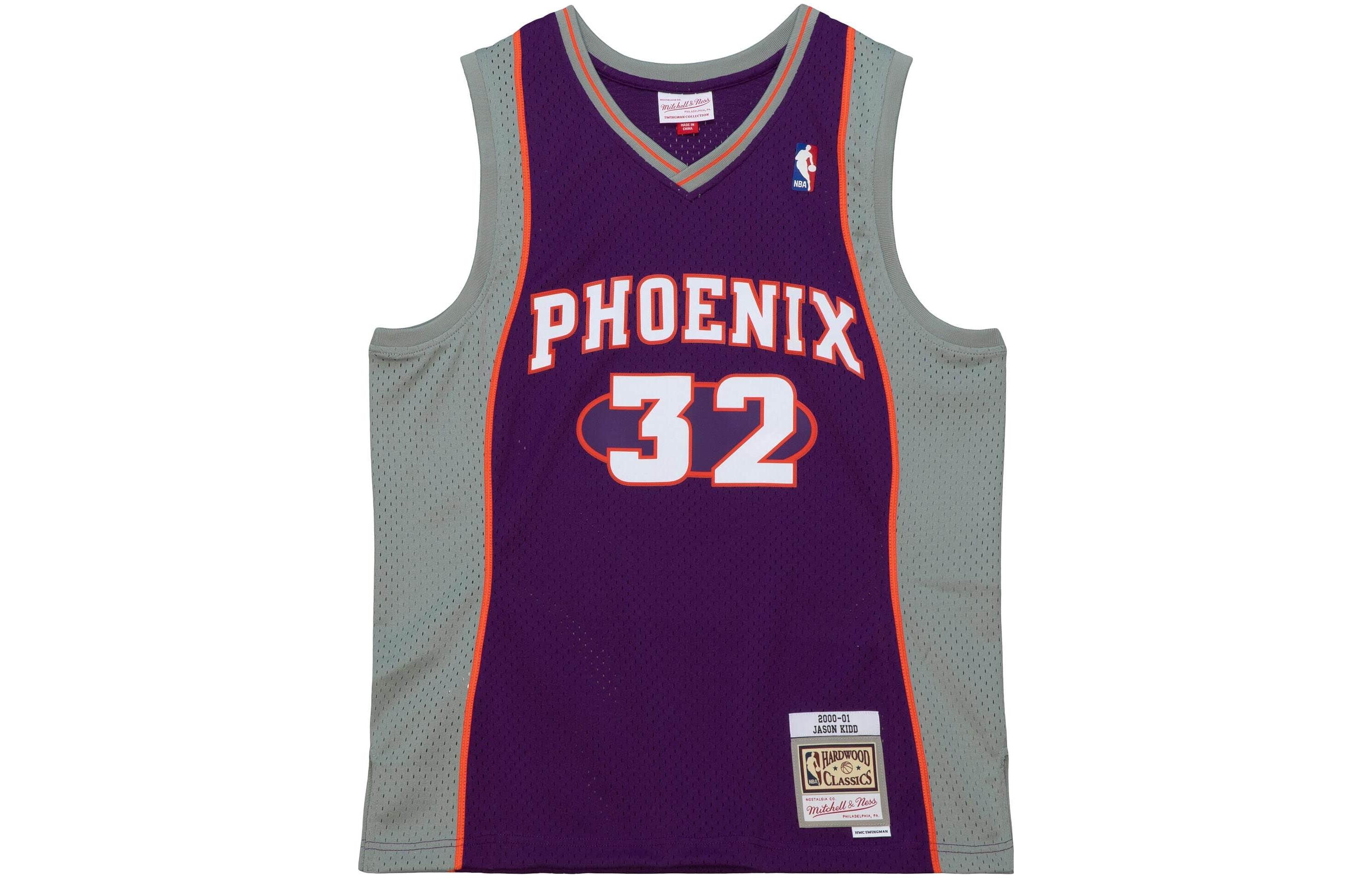

Mitchell Ness Баскетбольная майка Mitchell & Ness мужская, фиолетово-серая