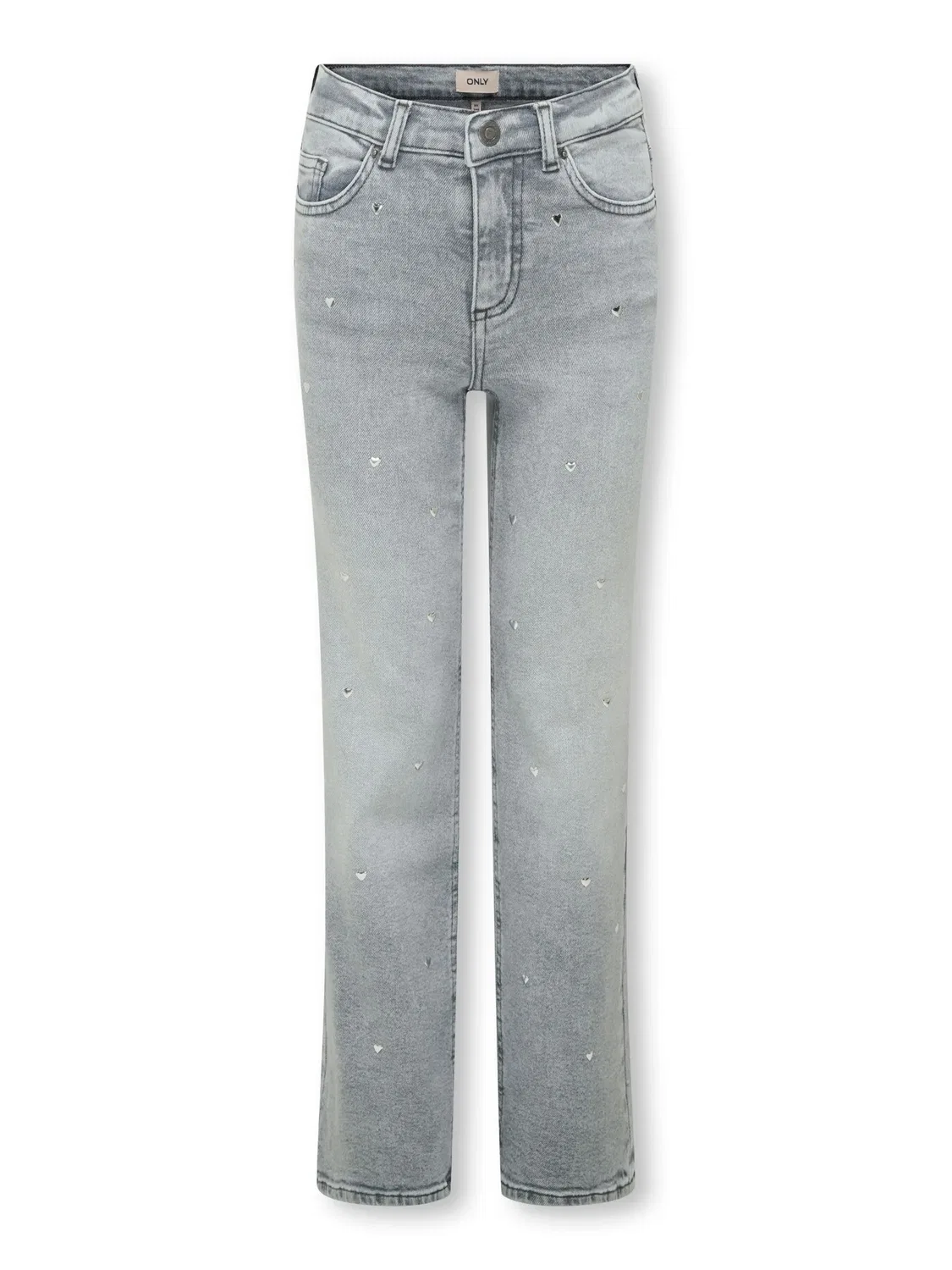 Джинсы с широкой штаниной KIDS ONLY, medium grey denim