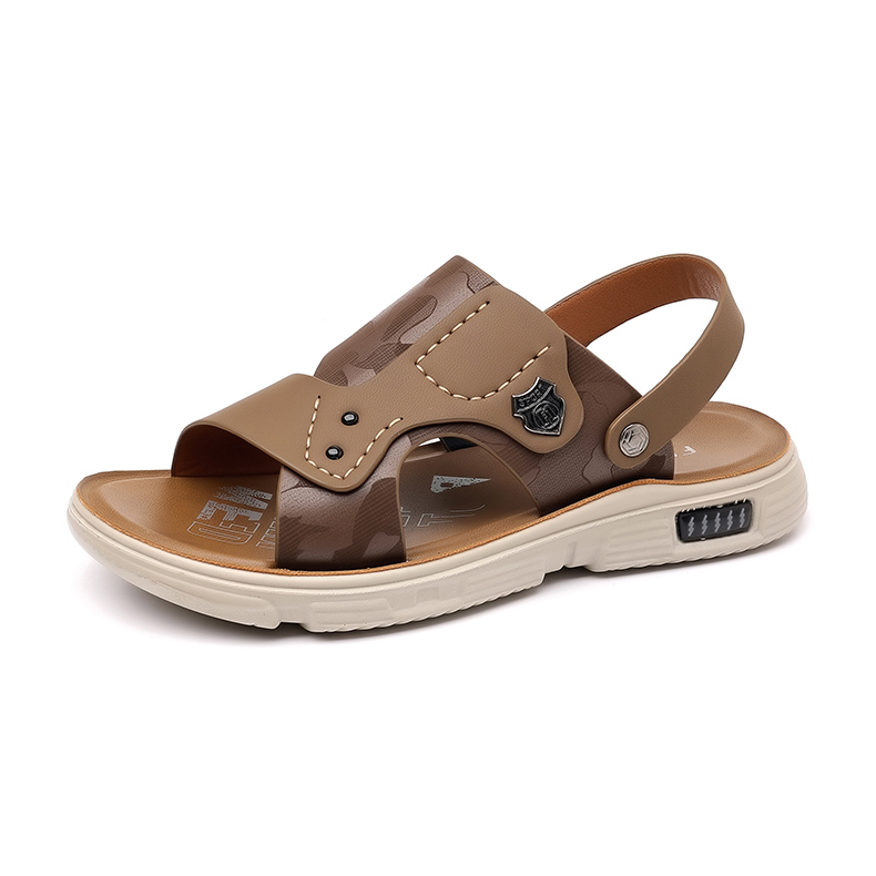 

ZUOSAISI Пляжные сандалии мужские бело-бежевые, цвет Khaki