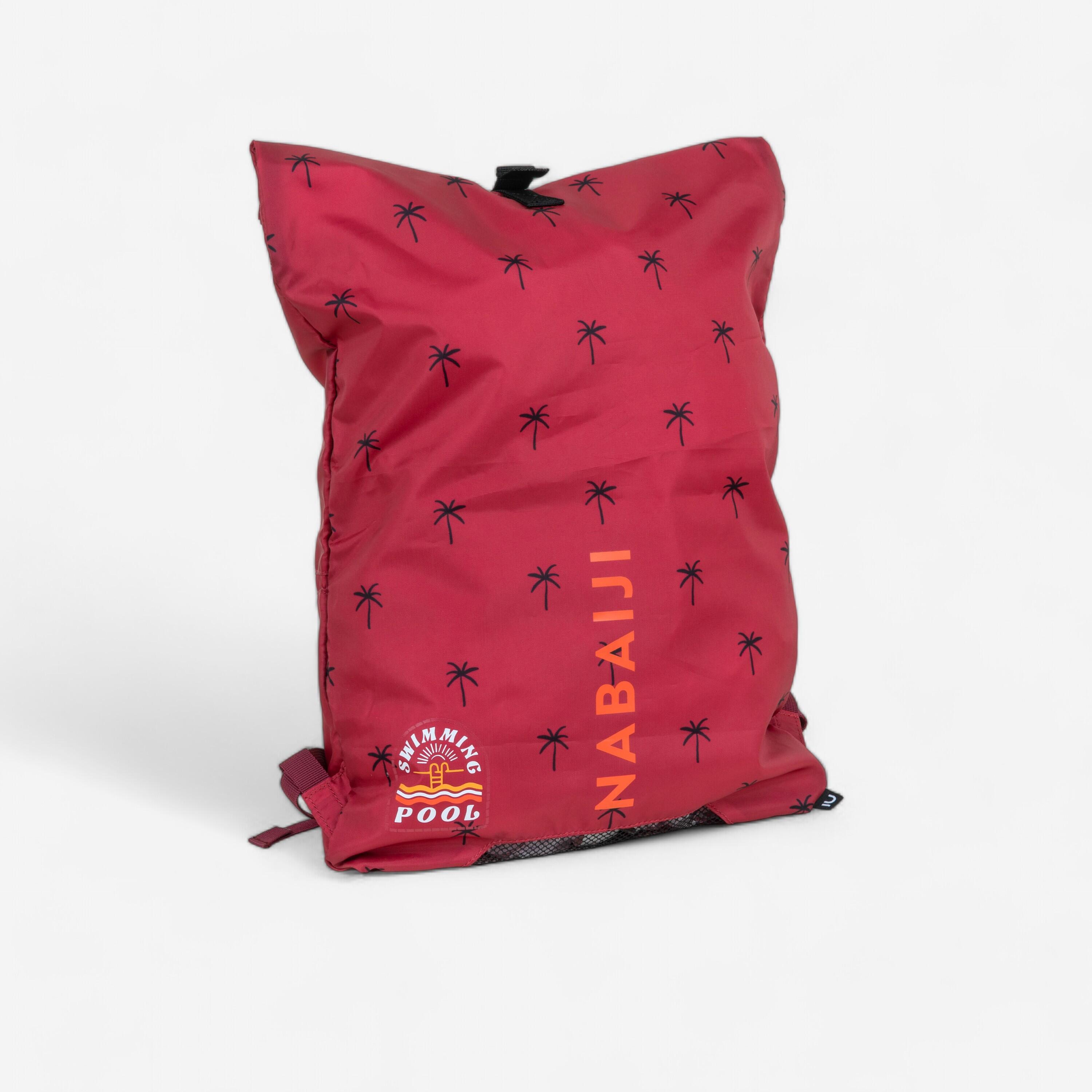 

Женский плавательный рюкзак Nabaiji Lighty Palm красный