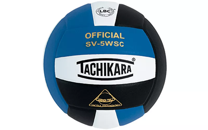 

Tachikara SV-5WSC Закрытый волейбольный мяч, цвет Royal/White/Black