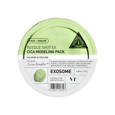 

VT Cosmetics, Reedle Shot EX Cica Modeling Pack, моделирующая маска из водорослей с азиатским щитолистником, 25 г