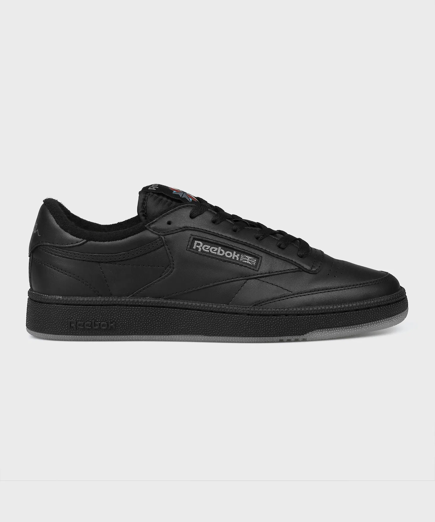 Унисекс кроссовки из натуральной кожи Paul Smith + Reebok CLUB C 85 VINTAGE чёрные — фото 2