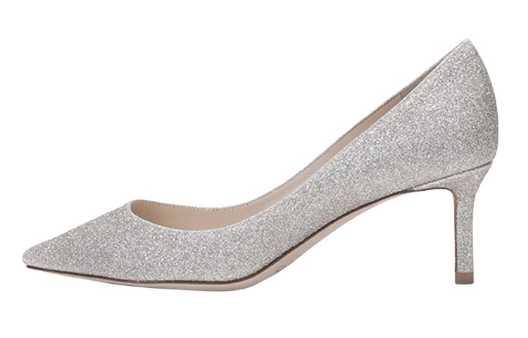 ROMY Zhou Yangjie Туфли на высоком каблуке 6 см Женские Платиновые Jimmy Choo