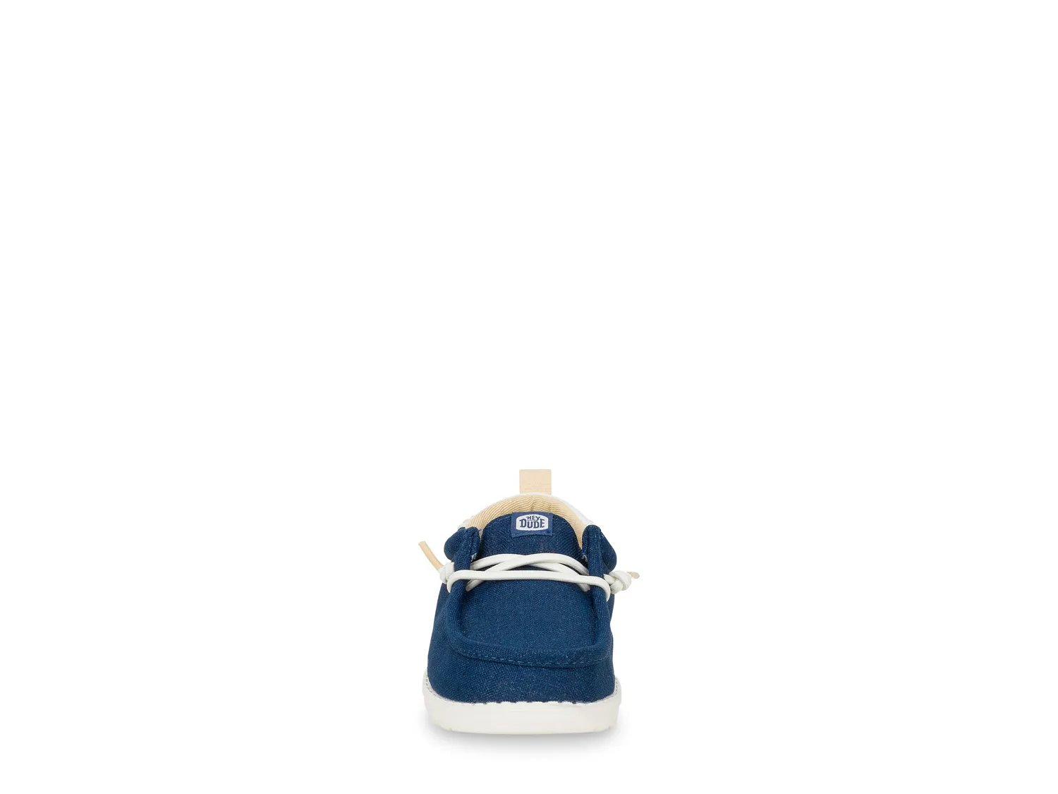 Кроссовки HEYDUDE Wally Summer Linen Slip-On - Kids', синий/белый — фото 2