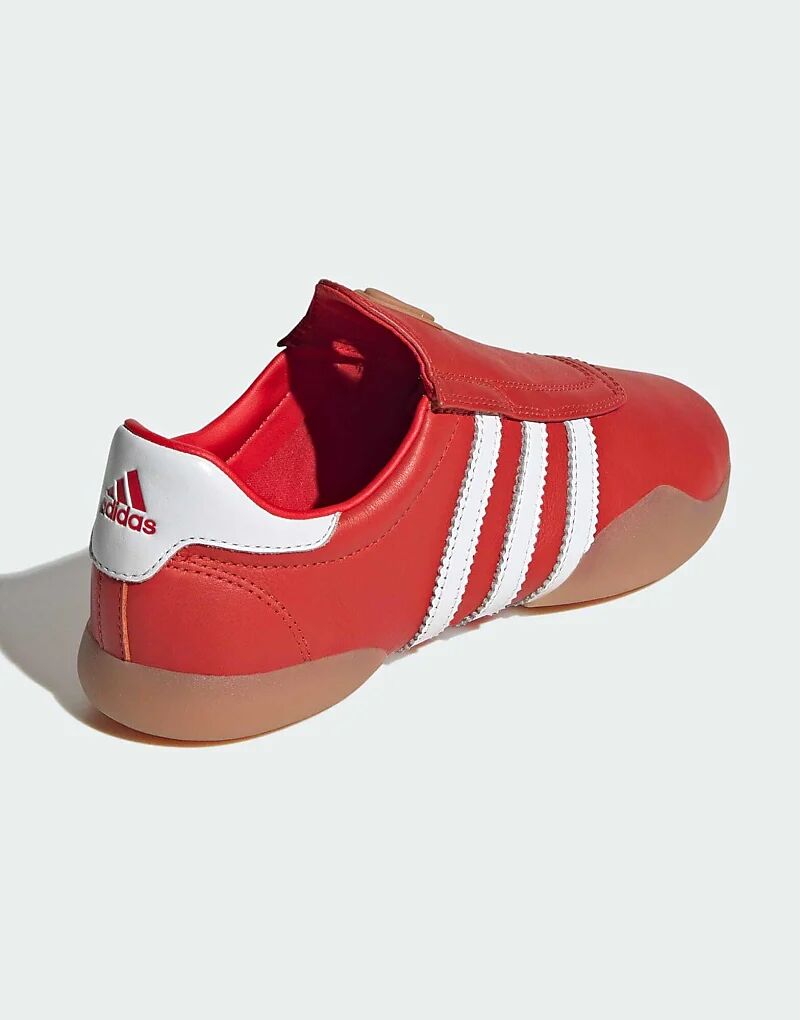 Кроссовки Adidas Originals для тхэквондо Adidas в красном/бело-голубом/цвете резины — фото 3
