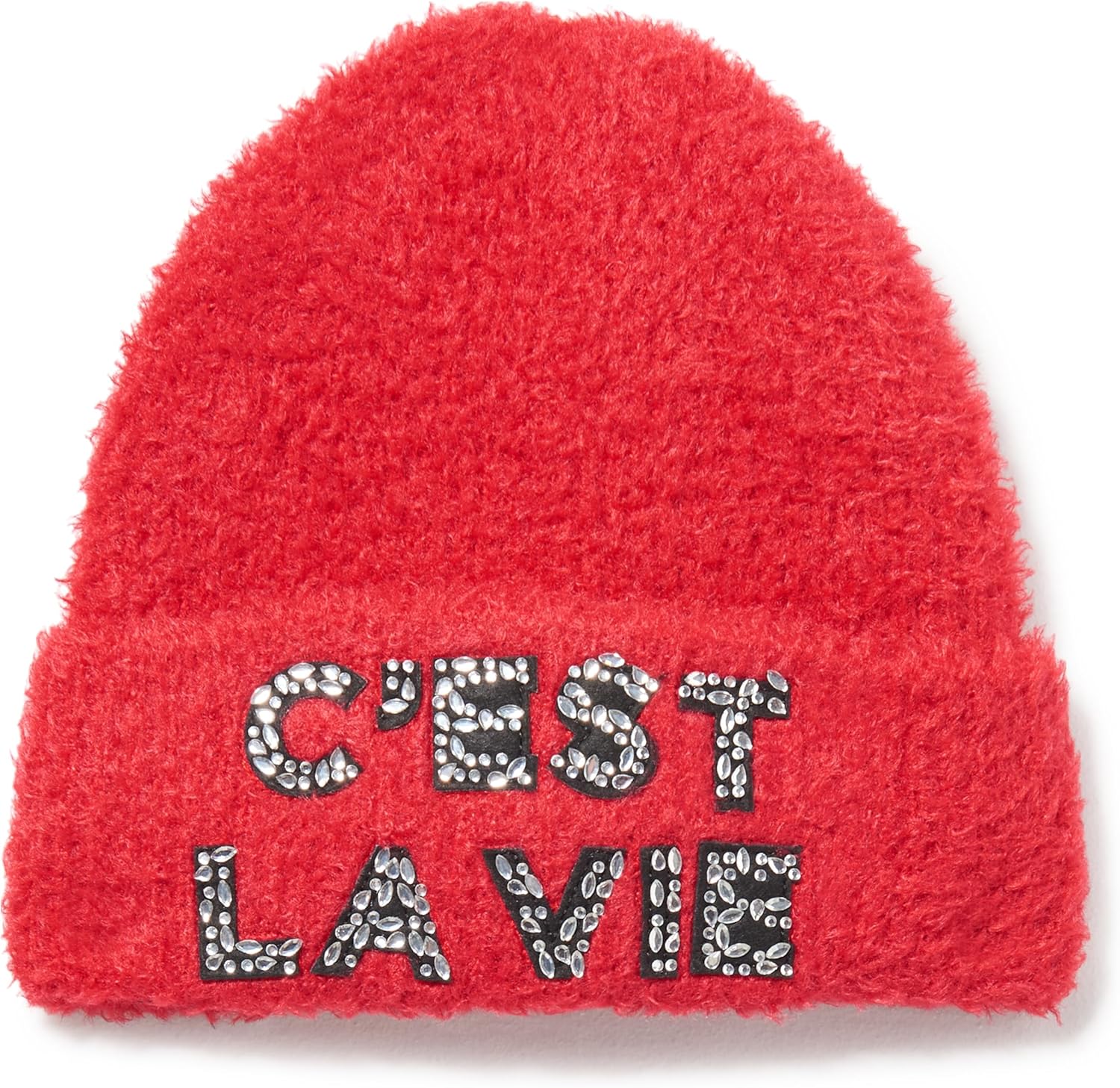 

Женская меховая шапка-бини C'est Lav Ie от Karl Lagerfeld Paris, цвет: малиновый