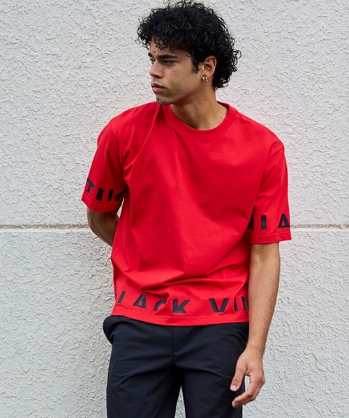 

Футболка с коротким рукавом, логотип VIRTUOUS, красный