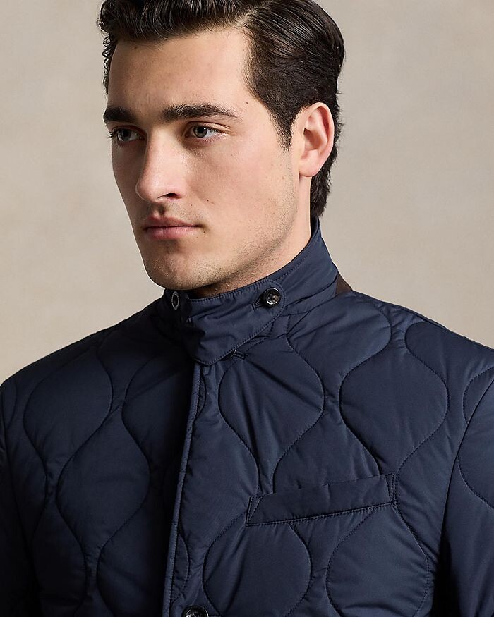 

Стеганая куртка Polo Ralph Lauren, синий