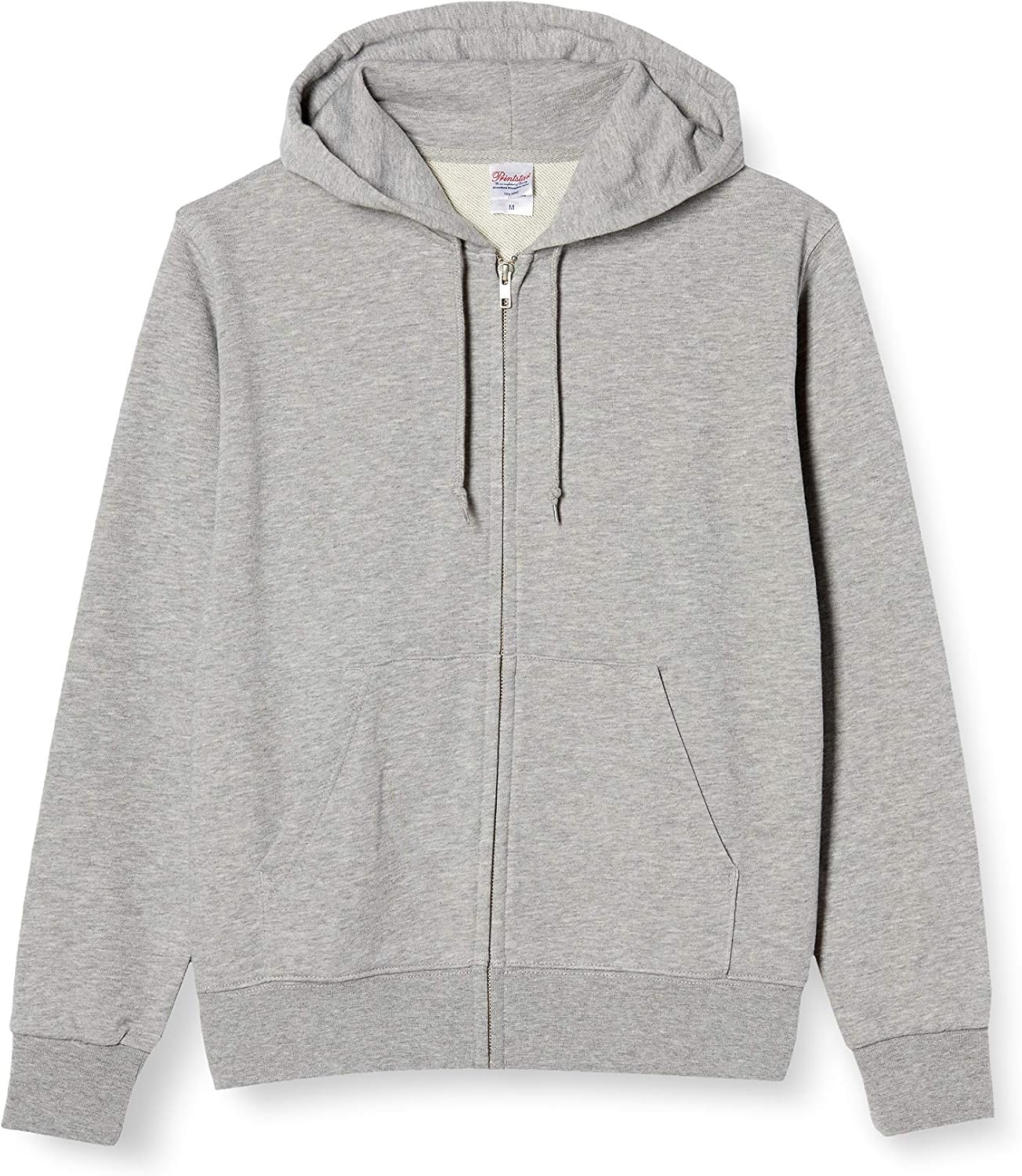 

Мужская толстовка Printstar 00189-NNZ, 273 г, на флисовой подкладке, стандартный капюшон с застежкой-молнией, светло-серый
