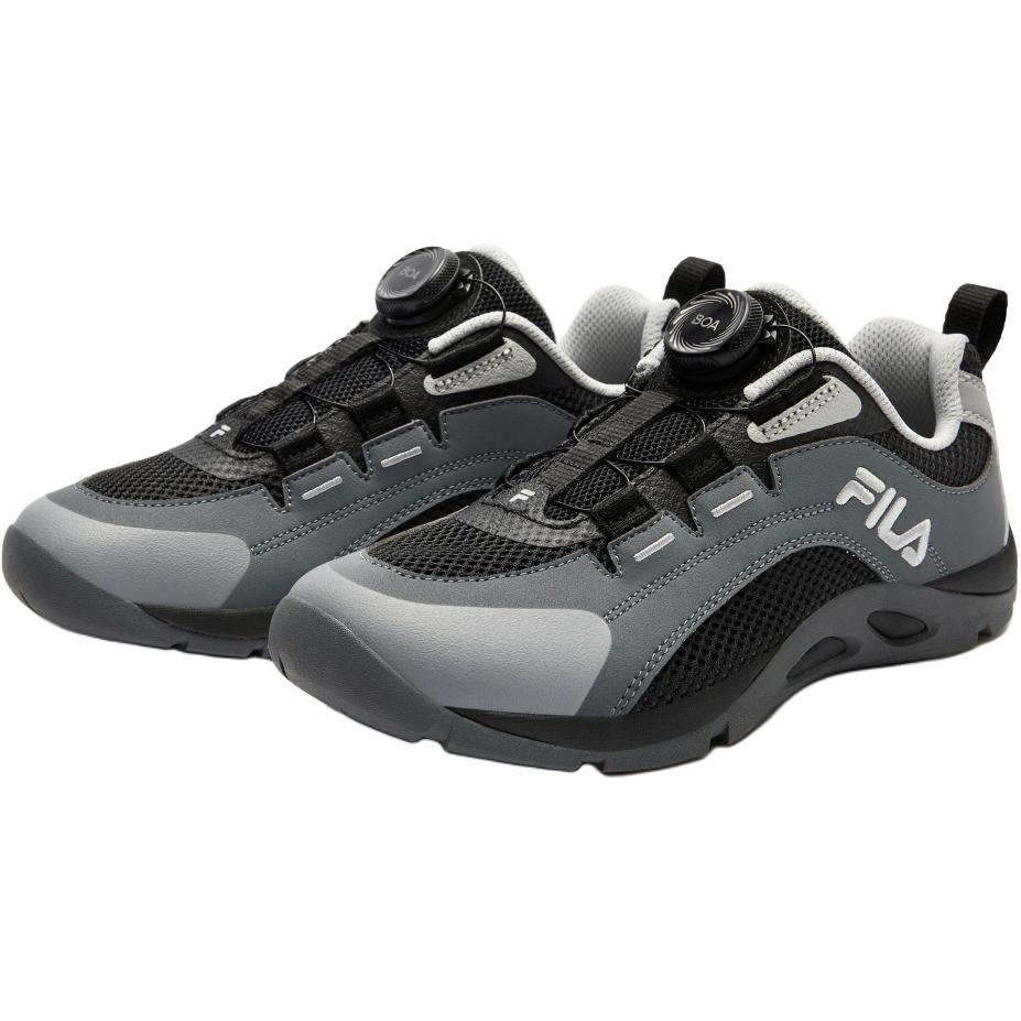 FILA KIDS Легкие амортизирующие кроссовки Low Top для детей Outdoor Shoes Castle Gray/Black Kids' — фото 4