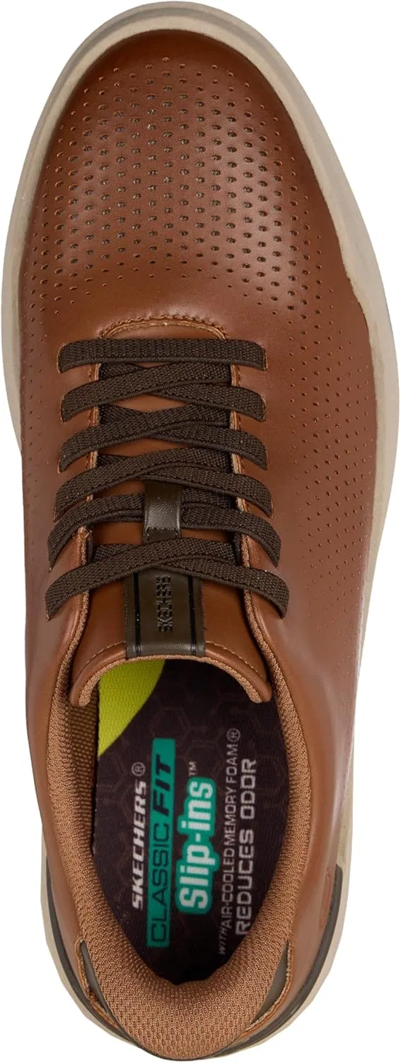 Мужские кроссовки Skechers Owen, Brown Synthetic — фото 4