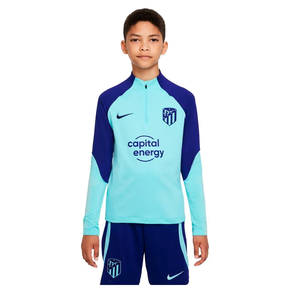

Лонгслив Nike Atlético de Madrid 22/23 Dri Fit Strike Drill junior, синий