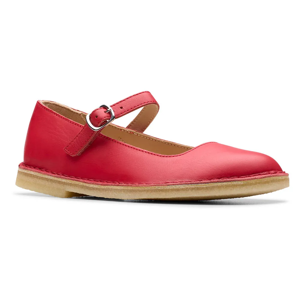 Балетки Clarks Shoes Desert Jane, красный