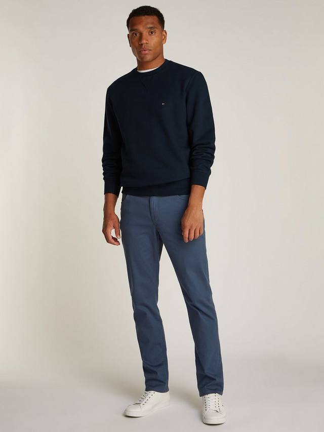 Эластичная флисовая толстовка из хлопковой смеси Tommy Hilfiger, Desert Sky — фото 3