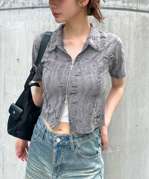 

3.3 Field Trip Футболка, крой оверсайз, бренд Field Trip, цвет светло-серый