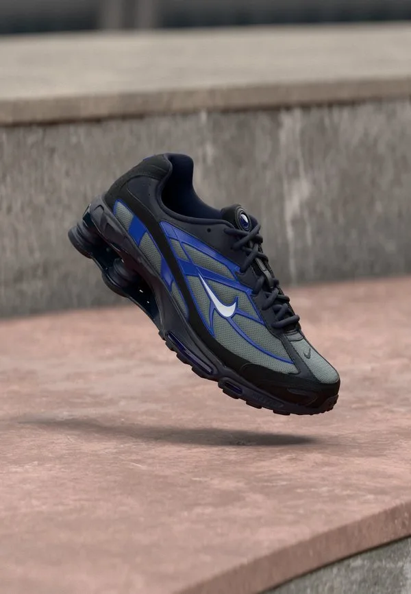 Новые кроссовки shox ride 2 Nike Sportswear, Cool Grey/White/Dark Obsidian/Game Royal/Obsidian