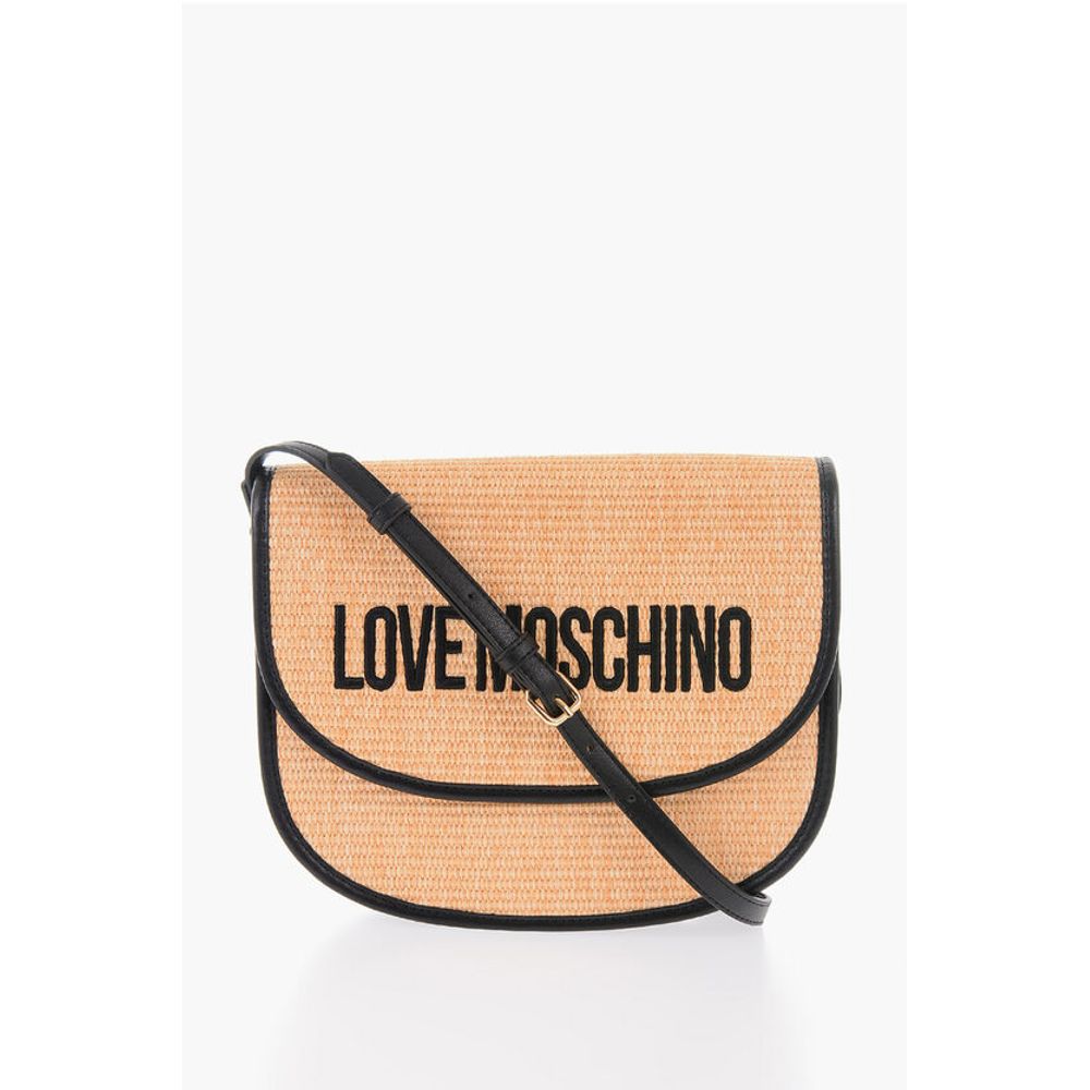 

Сумка-седло LOVE Rafia с контрастными деталями Moschino, Bicolor