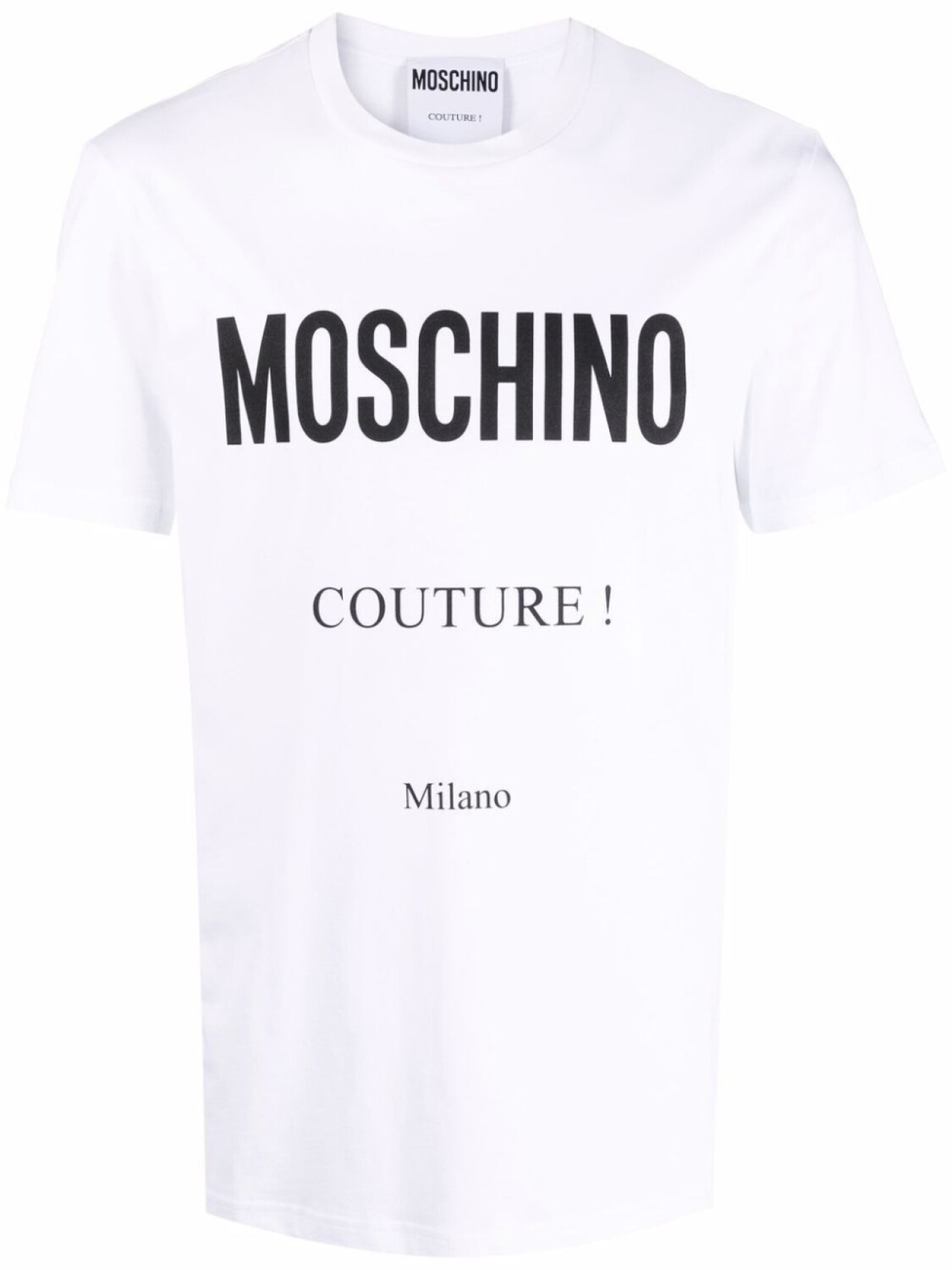 

Футболка с логотипом Couture Moschino, белый