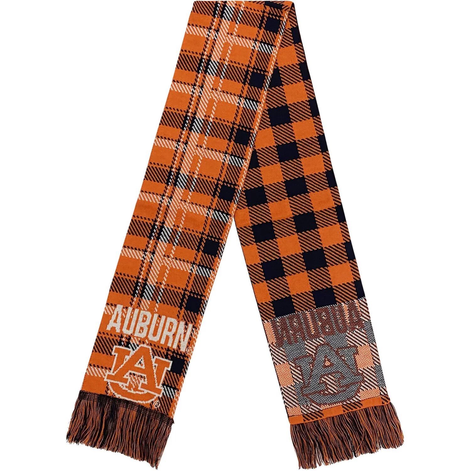 

FOCO Auburn Tigers Клетчатый шарф с цветными блоками