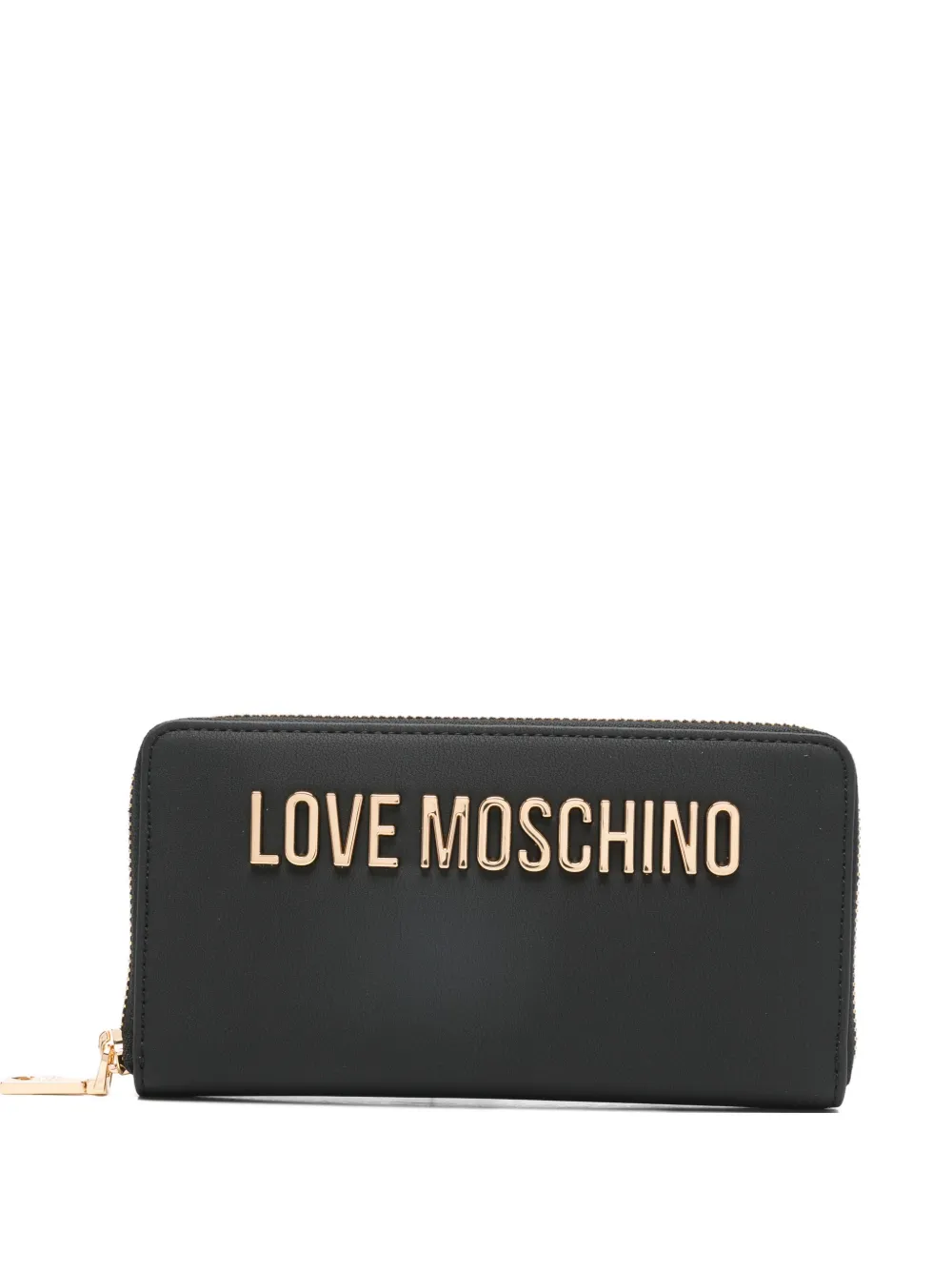 

Кошелек на молнии с логотипом Love Moschino, черный
