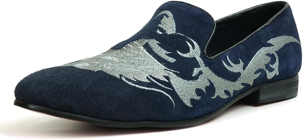 

Мужские замшевые лоферы Fiesso от Aurelio Garcia FI-7039 с отделкой слип-он Fiesso By Aurelio Garcia, темно-синий