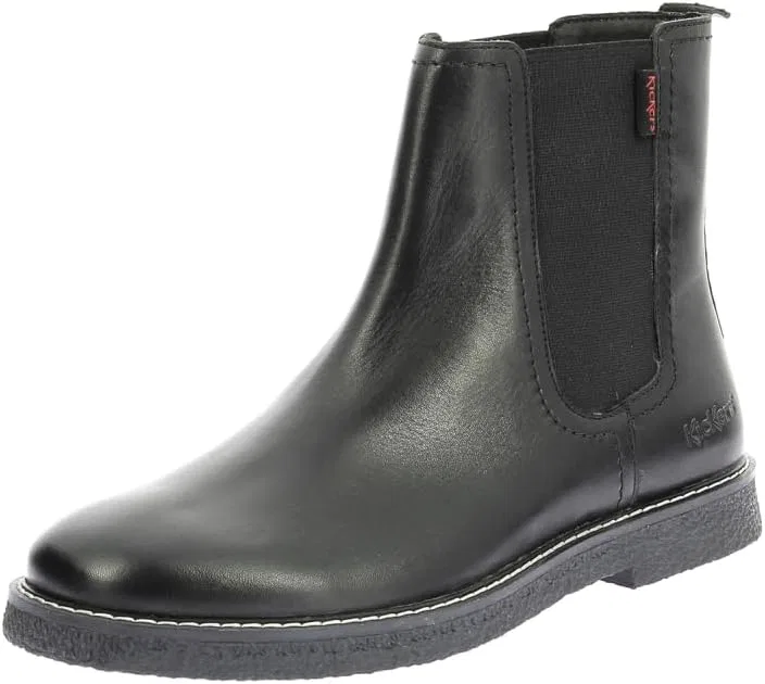 Ботинки Kickers Herren Kick Lorel Chelsea-Stiefel, Matte Black