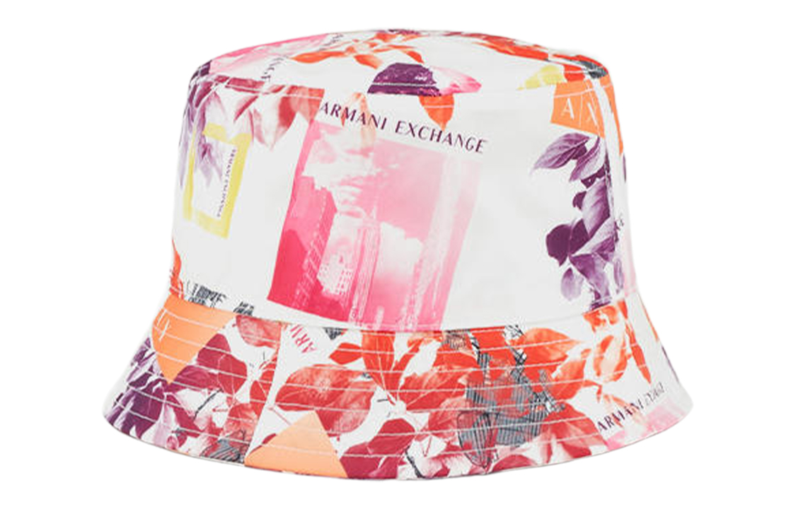 

ARMANI EXCHANGE Хлопковая пляжная шляпа унисекс разноцветная, Multicolor