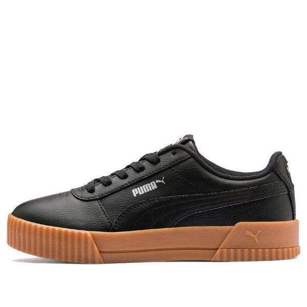Кроссовки carina leather 'black' Puma, черный