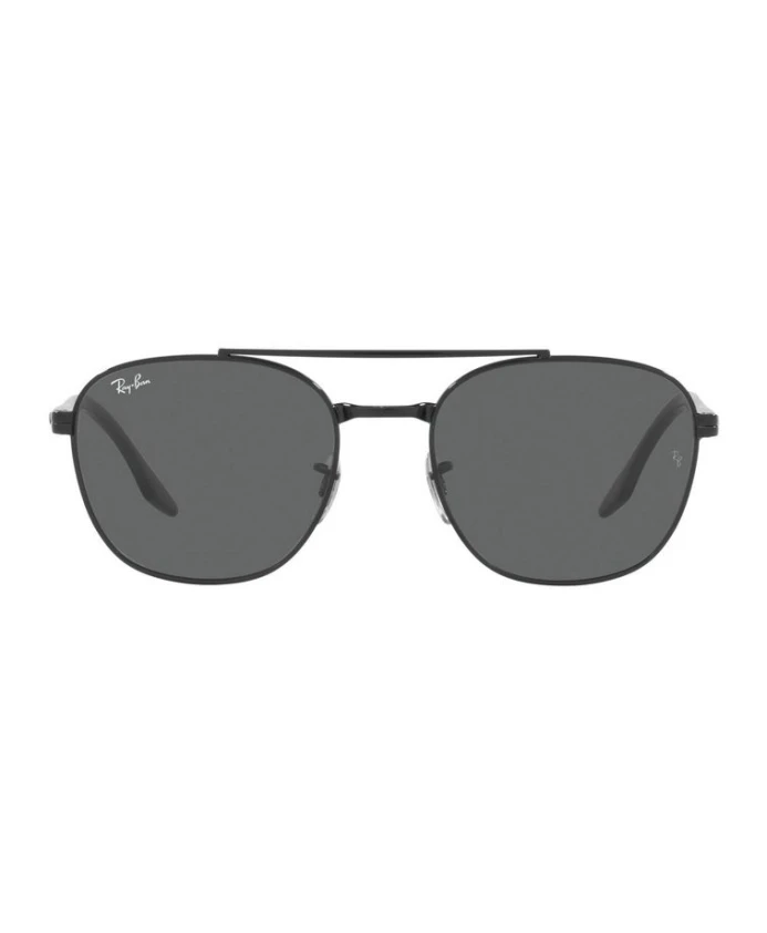 

Металлические солнцезащитные очки с серыми линзами Ray-Ban, черный