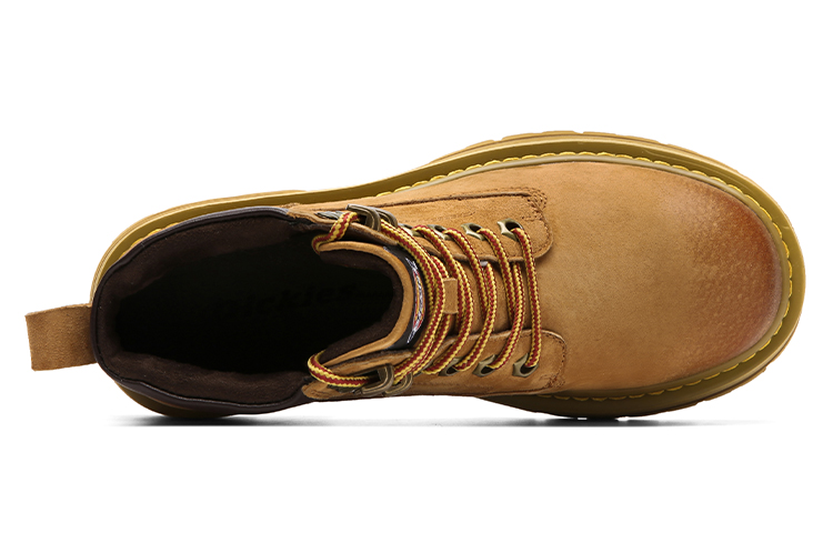 Мужские кожаные утепленные ботинки Dickies Earth Yellow — фото 4