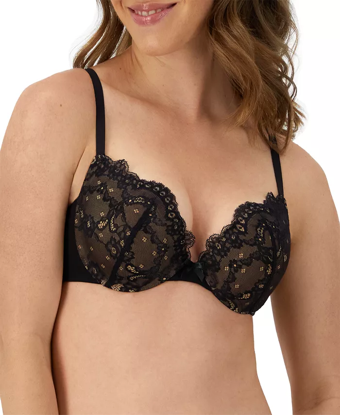 

Бюстгальтер Love the Lift Push Up с кружевом и косточками, модель DM9900 Maidenform, черный