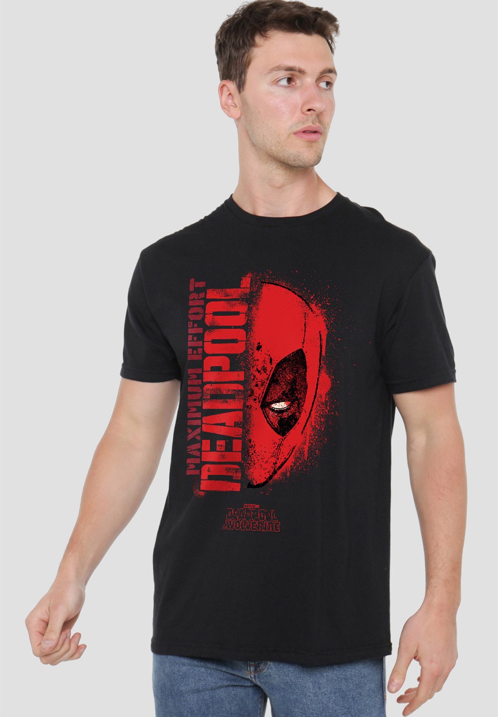 

Футболка с принтом DEADPOOL GRAFFITI PORTRAIT Marvel, черный