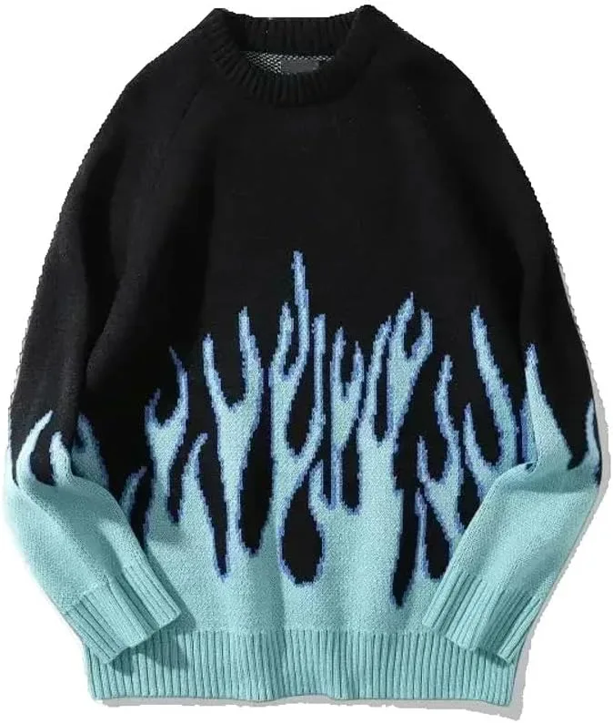 

Свитер мужской с принтом в корейском стиле MIGAOQ