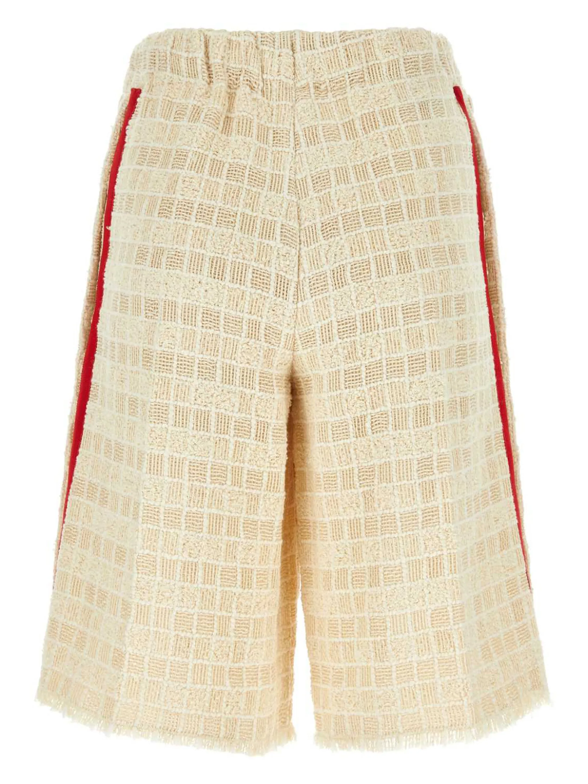 Шорты Gucci Твидовые с кулиской, Классические, Белый — фото 2