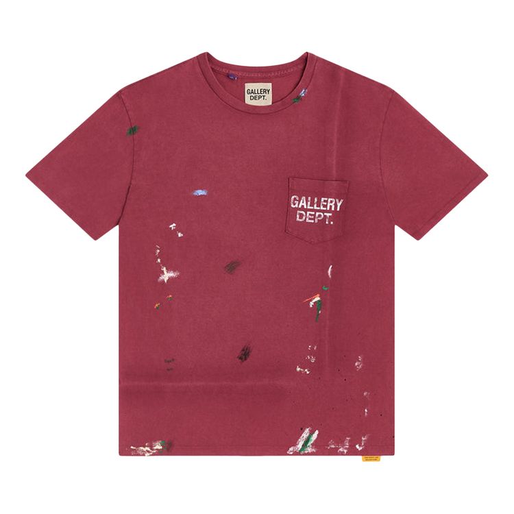 

Футболка Gallery Dept. Vintage Logo Painted Tee 'Brick', красный