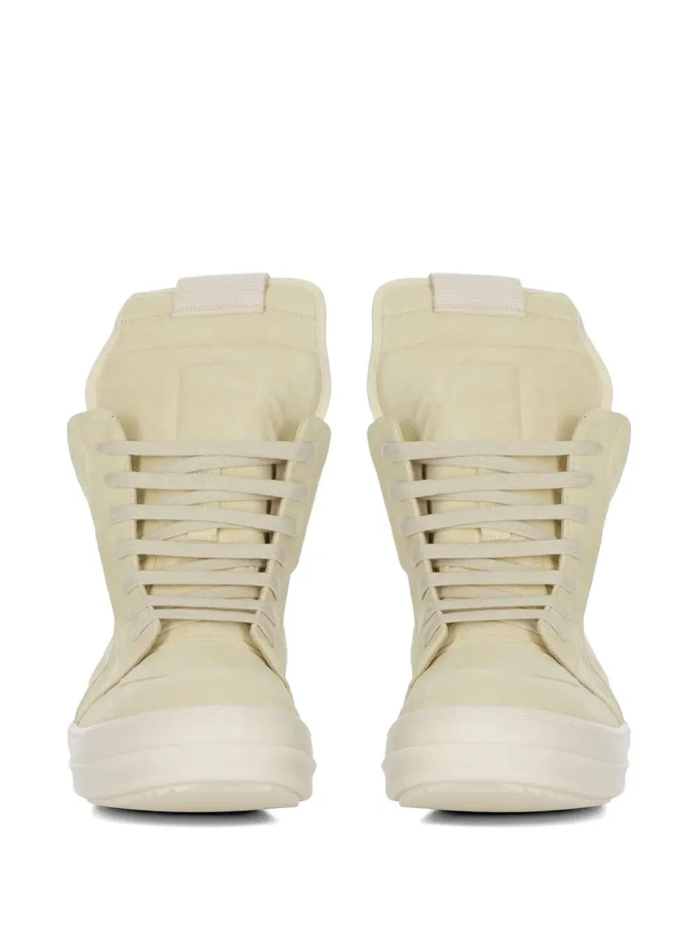 Кожаные кроссовки Geobasket на молнии Rick Owens, нейтральный — фото 4