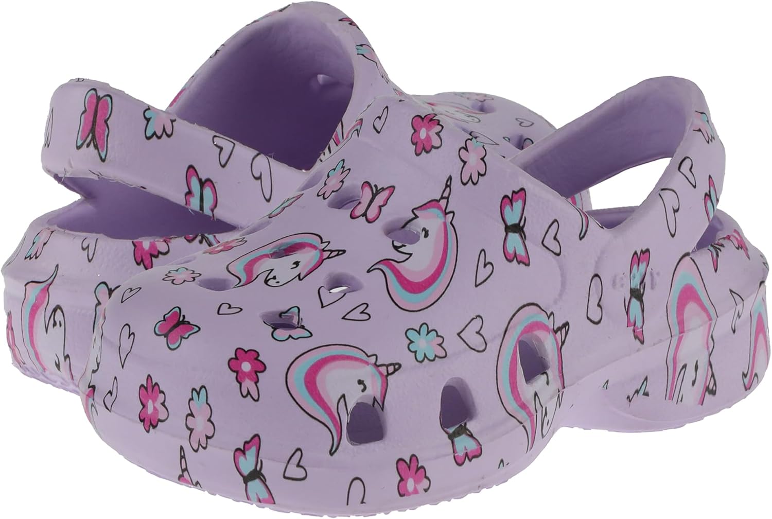 

Детские сабо Capelli New York из вспененного ЭВА с задней ремешком, Lilac