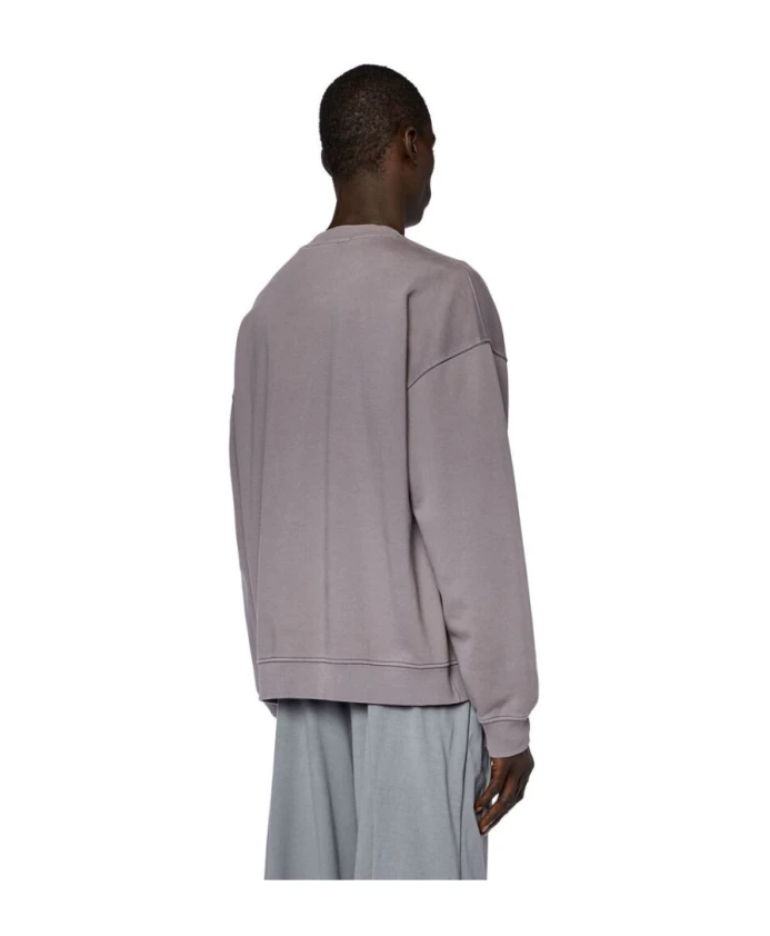 Свитшот Diesel With Distressed Flocked Logo, лиловый — фото 3