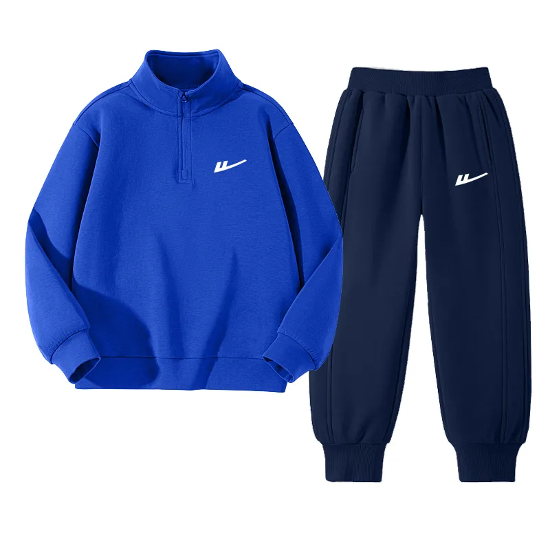 Детская повседневная спортивная водолазка WARRIOR, Colorful Blue/H White Logo K-Navy Blue/H White Logo K