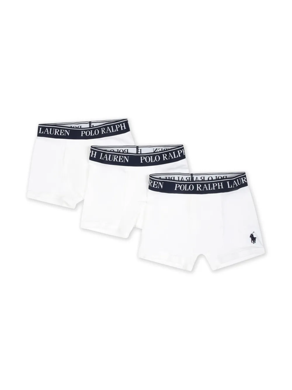 

Комплект из трех боксеров Polo Pony POLO RALPH LAUREN KIDS, белый