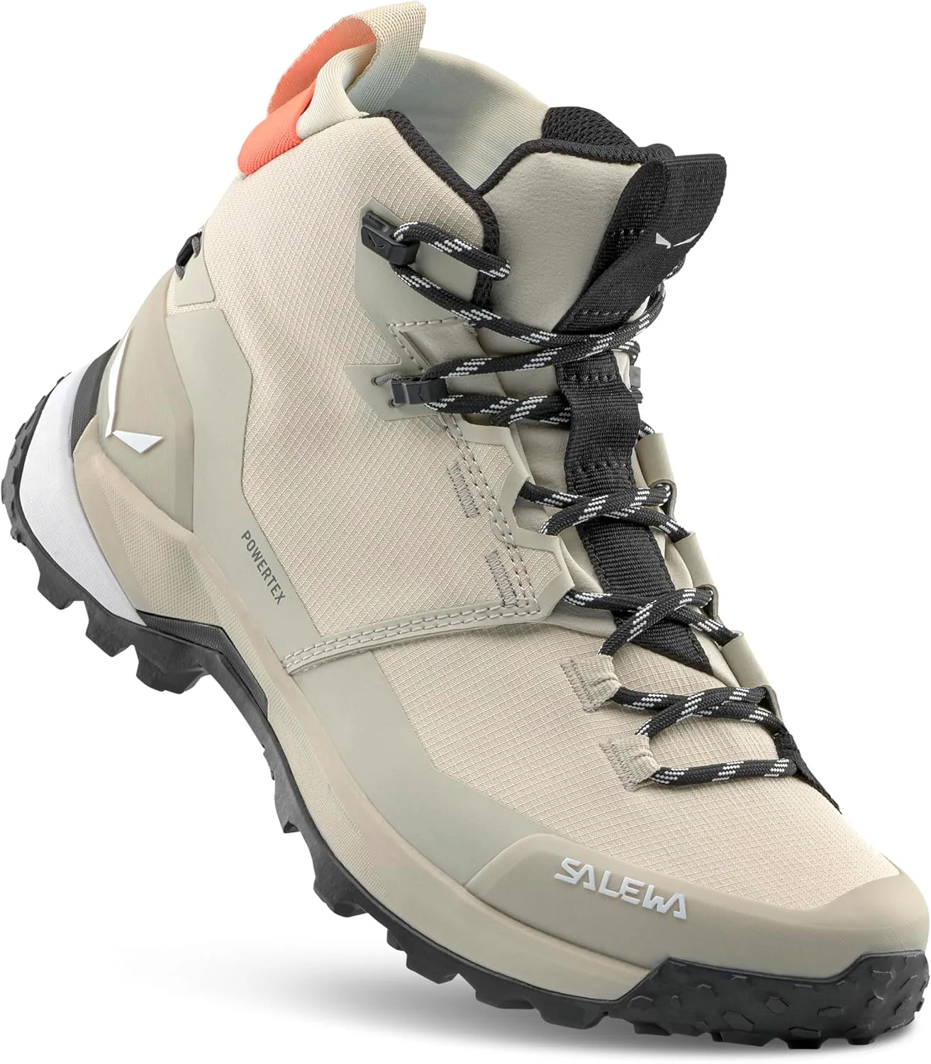 Женские водонепроницаемые трекинговые ботинки Salewa Puez Mid Powertex для хайкинга и треккинга — фото 4